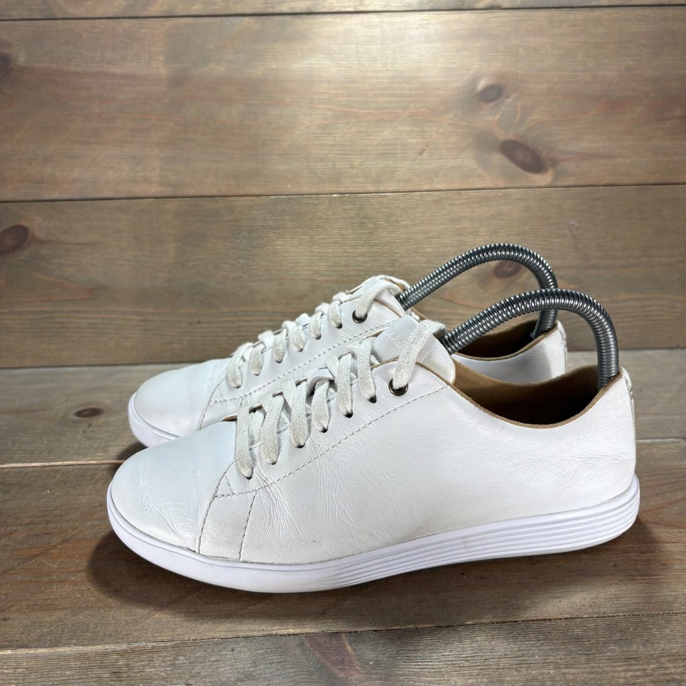 Cole Haan Grand Crosscourt II Womens size 6 shoes White Leather Lace Up sneakers